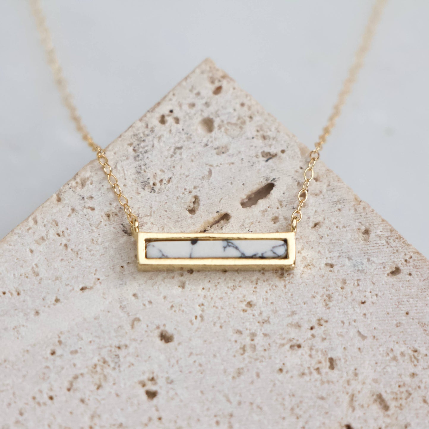 Mesa Blue - Mini Turquoise Bar Necklace