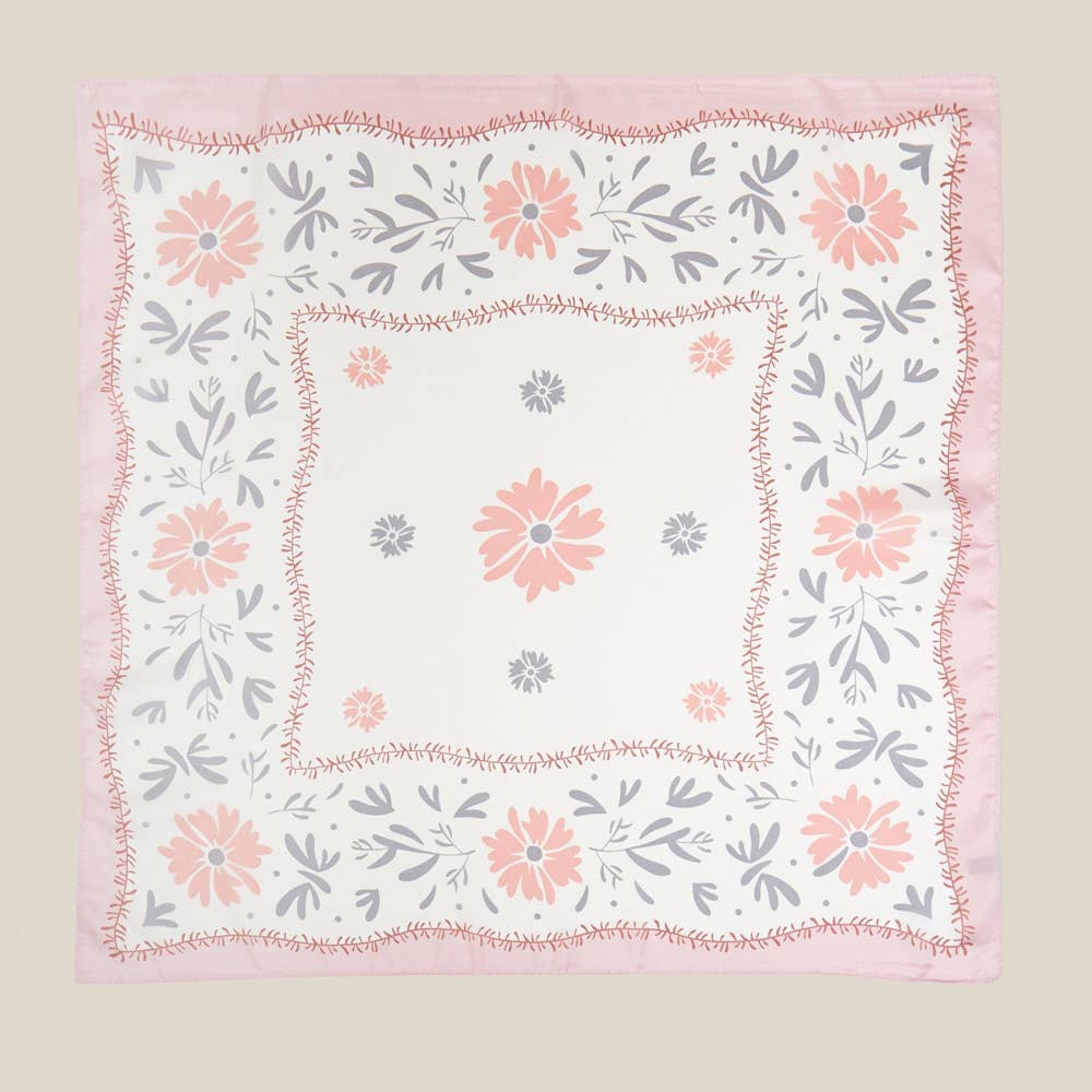 Anarchy Street - Flower Pattern Bandana Scarf