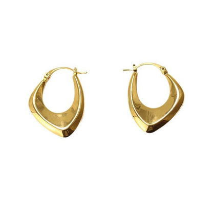 Dipped Shop - Geometric Simple Metal Earrings DPJE39