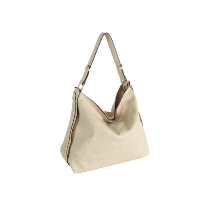 MiMi Wholesale - LH113Z Braided Side Detail Hobo Bag