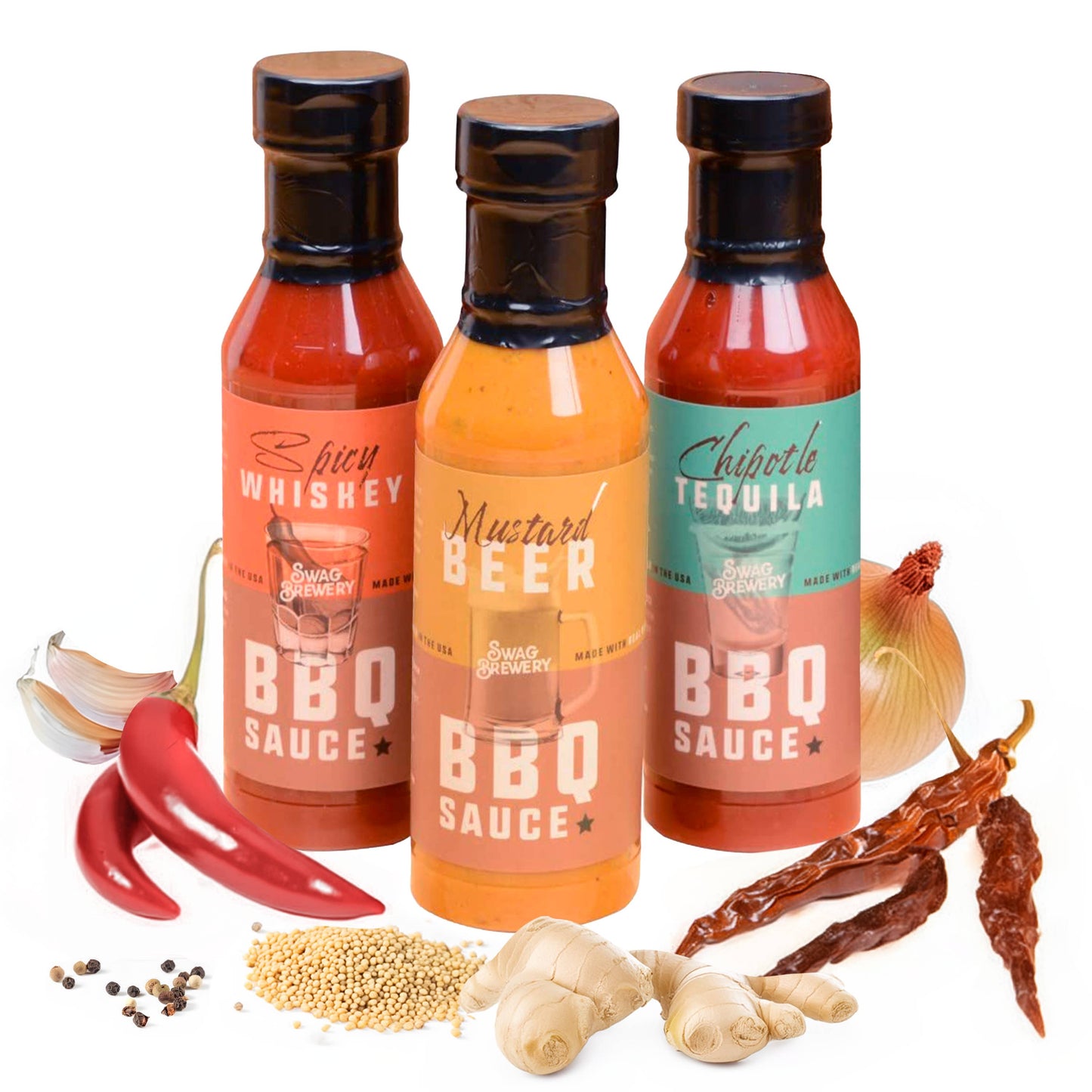 Swag Brewery - Booze-infused BBQ Sauce Mixed Case