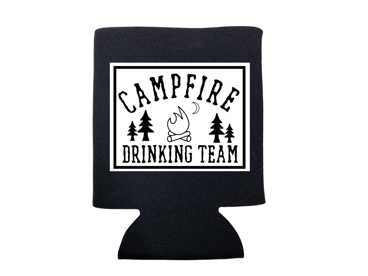 dkhandmade - CAMPFIRE DRINKING TEAM KOOZIE