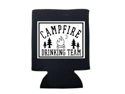 dkhandmade - CAMPFIRE DRINKING TEAM KOOZIE