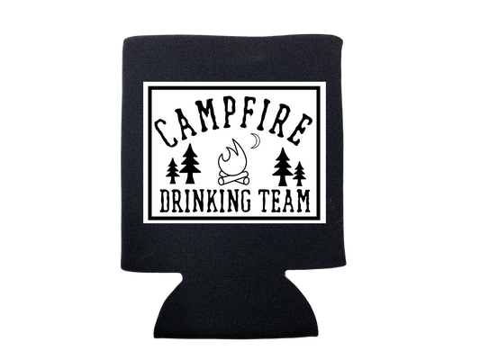 dkhandmade - CAMPFIRE DRINKING TEAM KOOZIE