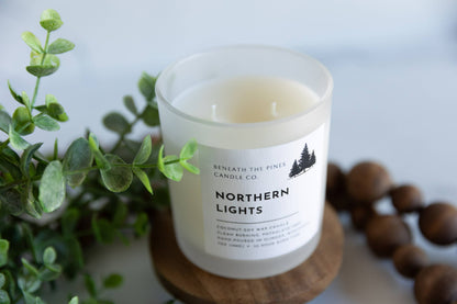 Beneath The Pines Candle Co. - Northern Lights: Coconut-Soy Candle