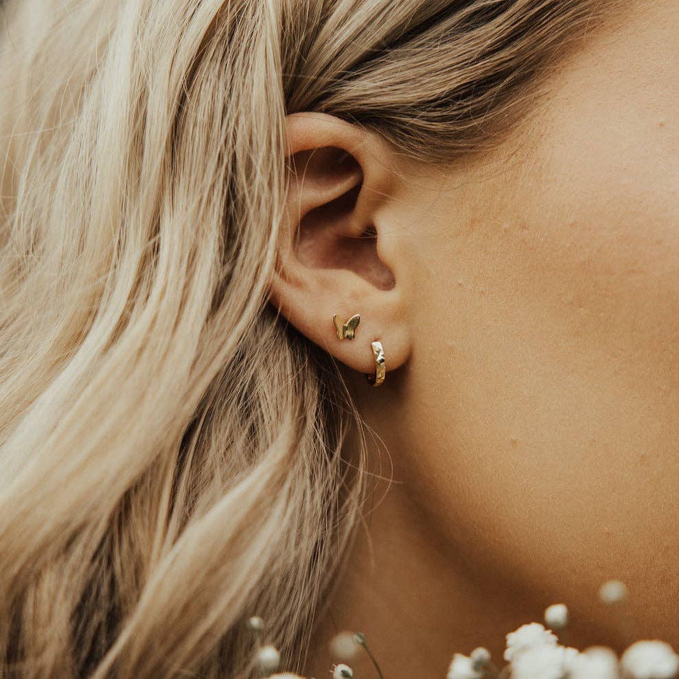 Mauve Jewelry Co. - Sydney Hammered Hoops