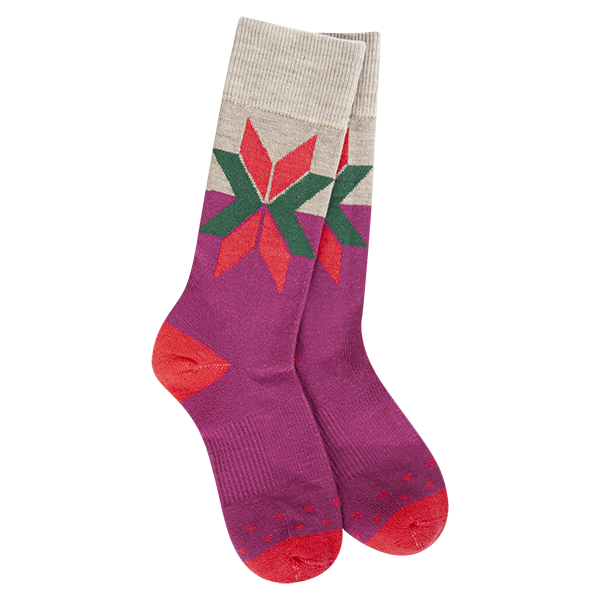 World's Softest® Socks - Woods Crew Boysenberry