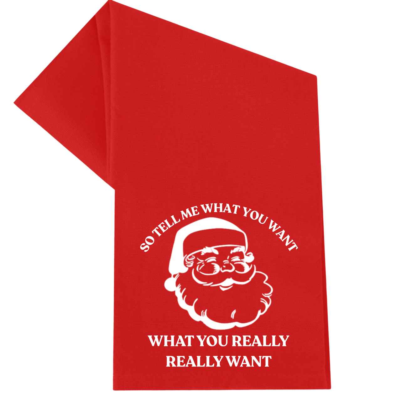 dkhandmade - Tell Me What You Want Christmas Towel
