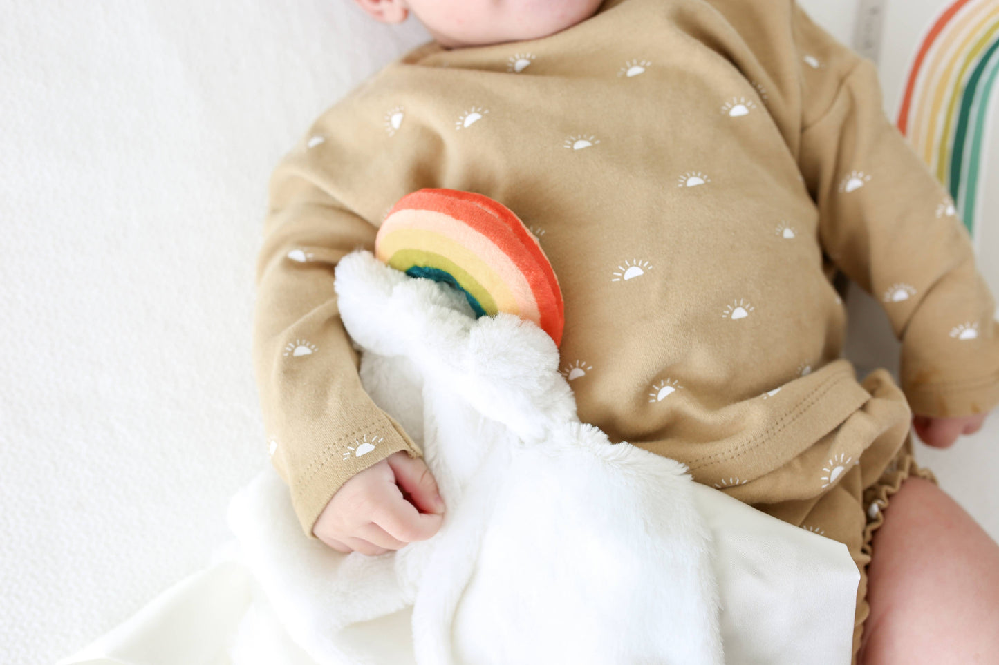 Lucy Darling - Little Rainbow Baby Lovey