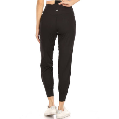 Leggings Depot - Slim Fit Activewear Joggers with Hidden Back Pocket