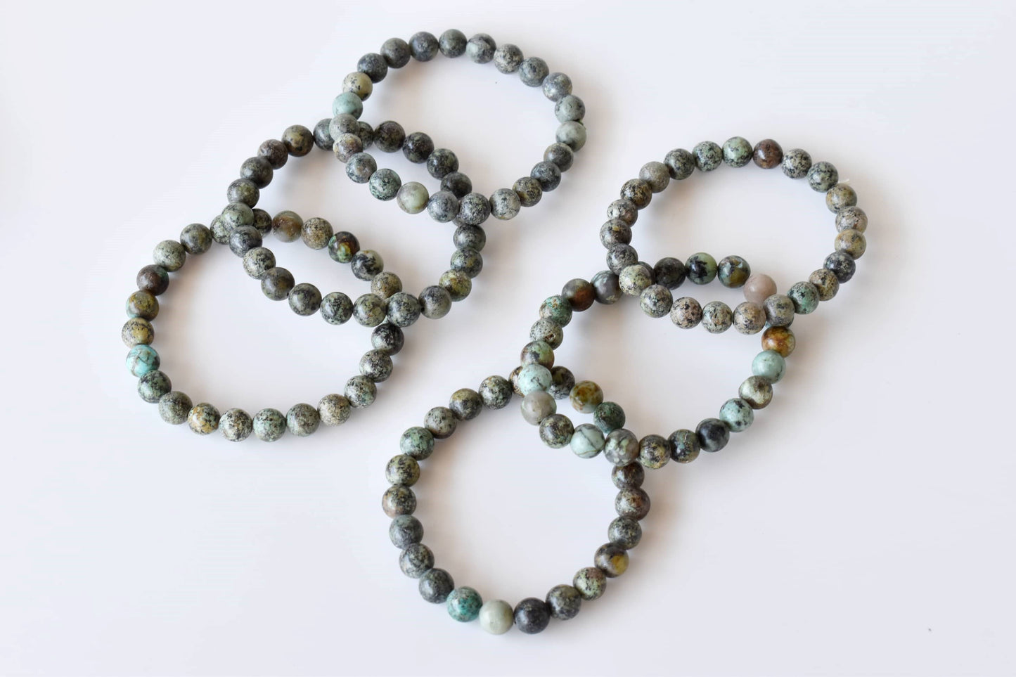 Soothing Crystals - African Turquoise Bracelet (Transformation and Love)