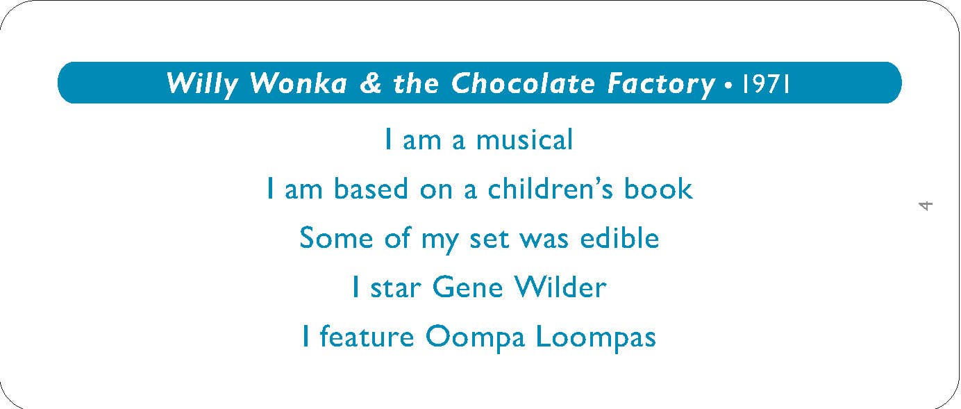 Chronicle Books - What Movie Am I? Guessing Game