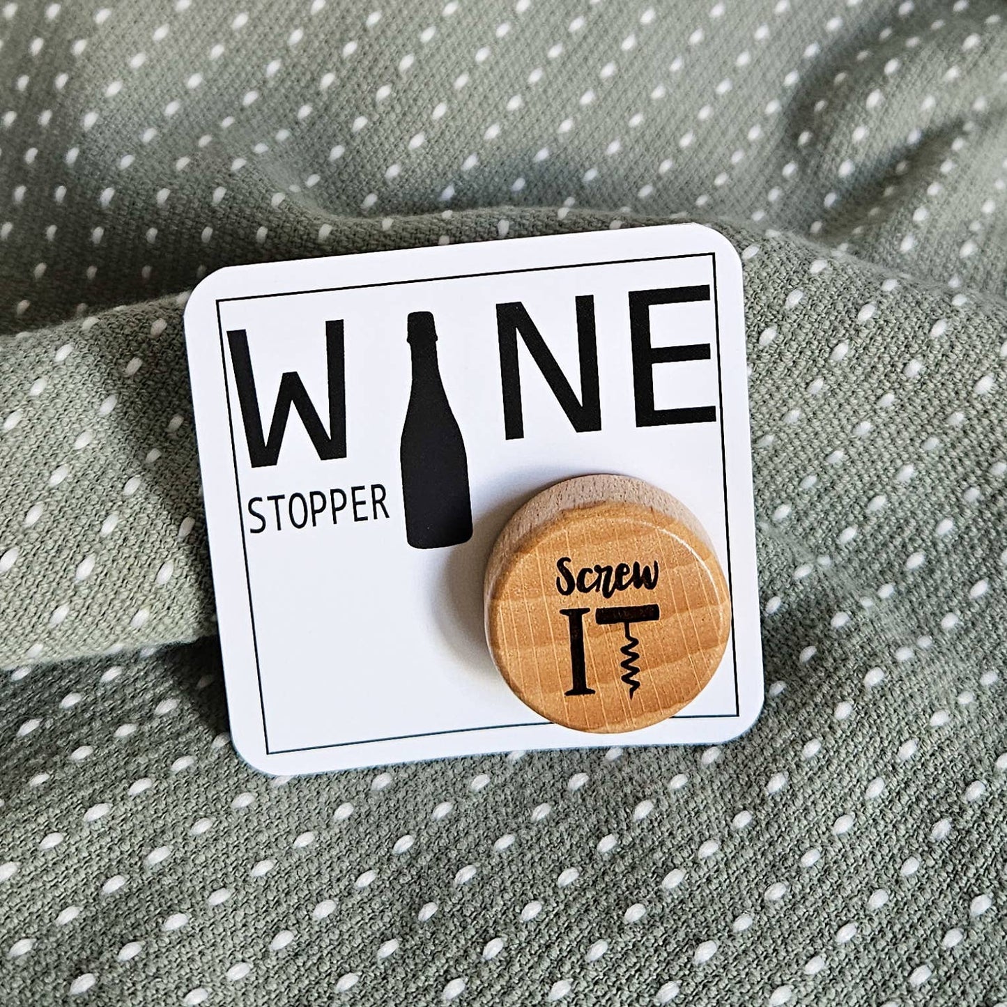 Lou Golden Designs - Screw It Wine Stopper