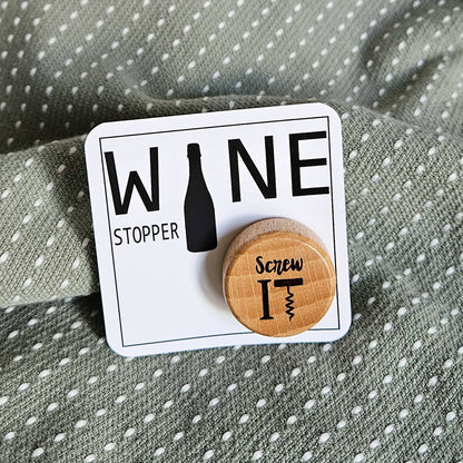 Lou Golden Designs - Screw It Wine Stopper