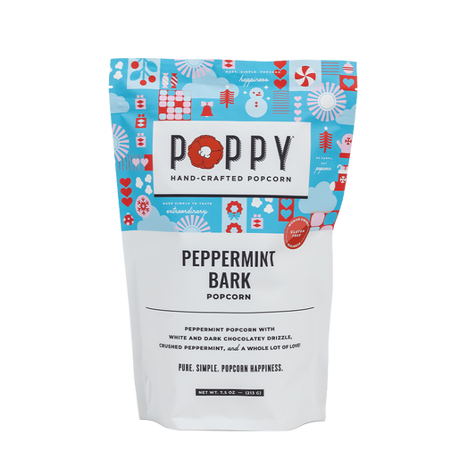 Poppy Hand-Crafted Popcorn - Peppermint Bark Popcorn