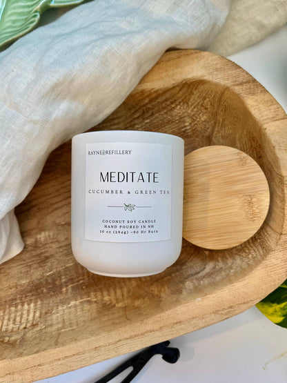 Rayne Refillery - The Granite Vessel -  Coconut Soy Wax Candle