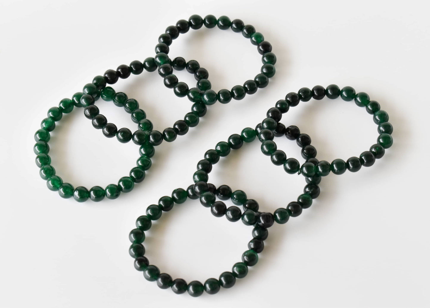 Soothing Crystals - Green Jade Bracelet (Wisdom and Balance)