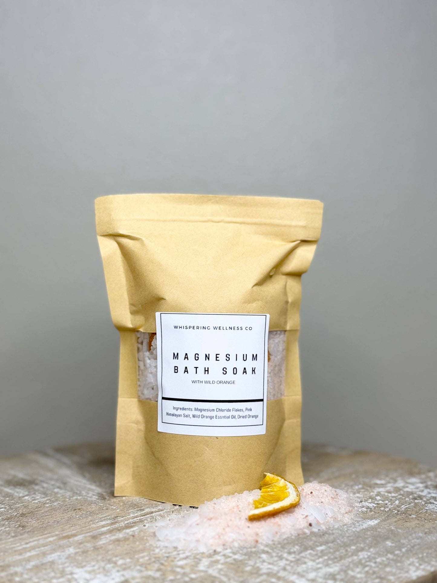 Whispering Wellness Co. - Orange Magnesium Bath Soak