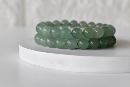 Soothing Crystals - Green Aventurine Bracelet (Attraction and Cleansing)
