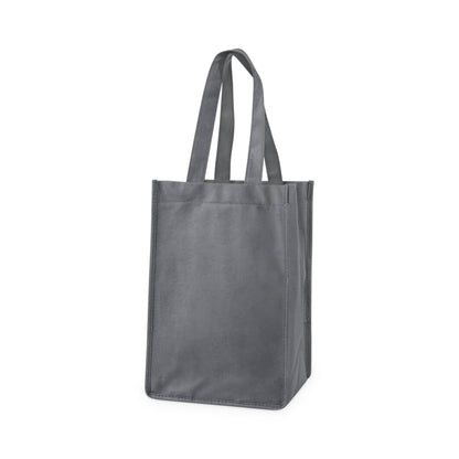 TRUE - Reusable 4-Bottle Non-Woven Fabric Wine Tote- ASST COLORS