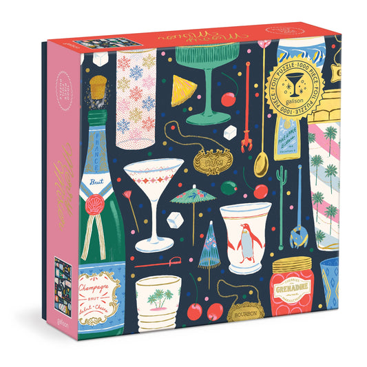 Chronicle Books - Merry Mixer 1000 Piece Foil Puzzle