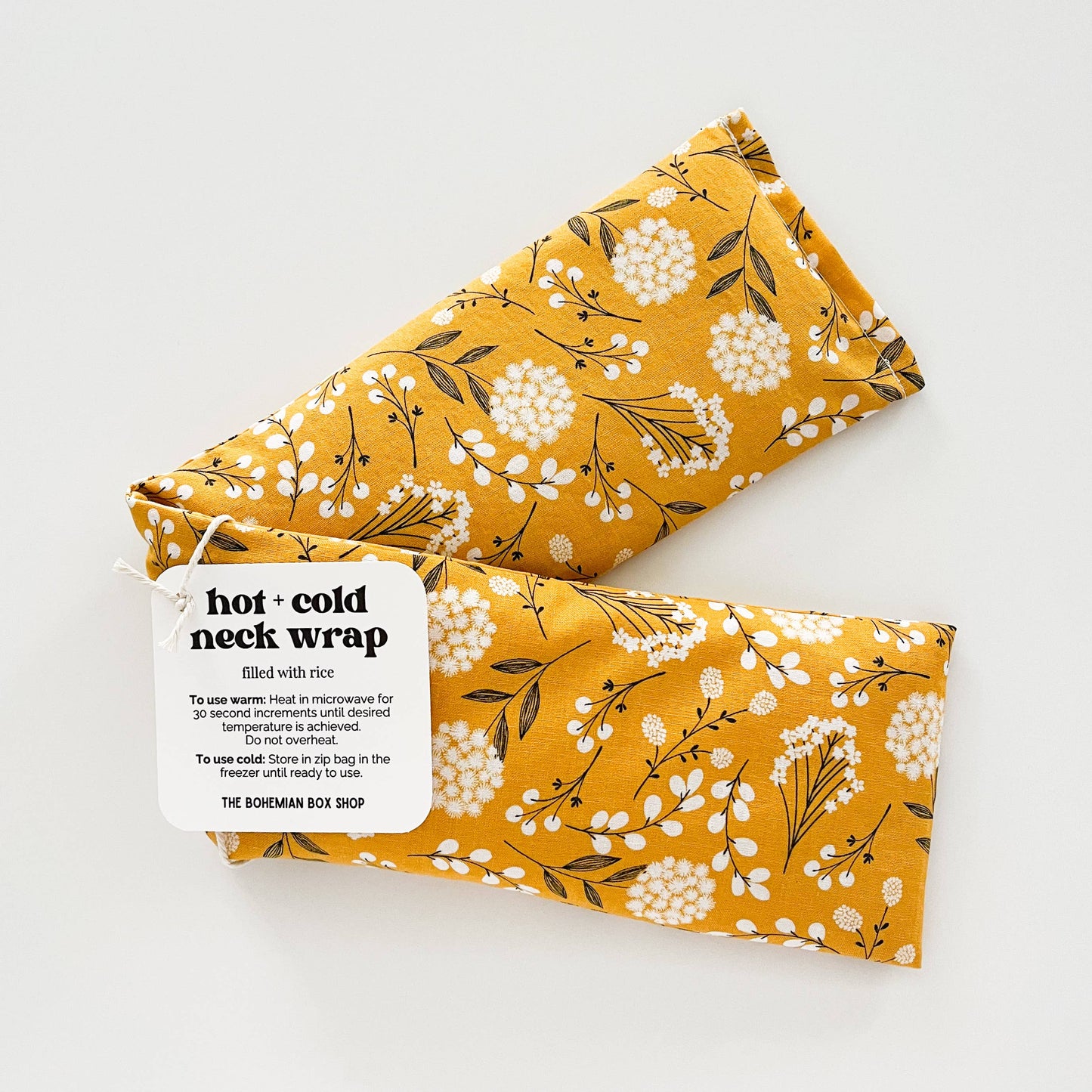 The Bohemian Box Shop - Hot & Cold Therapy Neck Wrap - Woodland Cotton