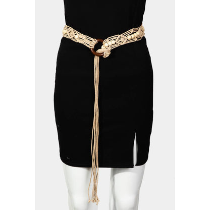 Collections by Fame Accessories - Rope Braided Boho Belt