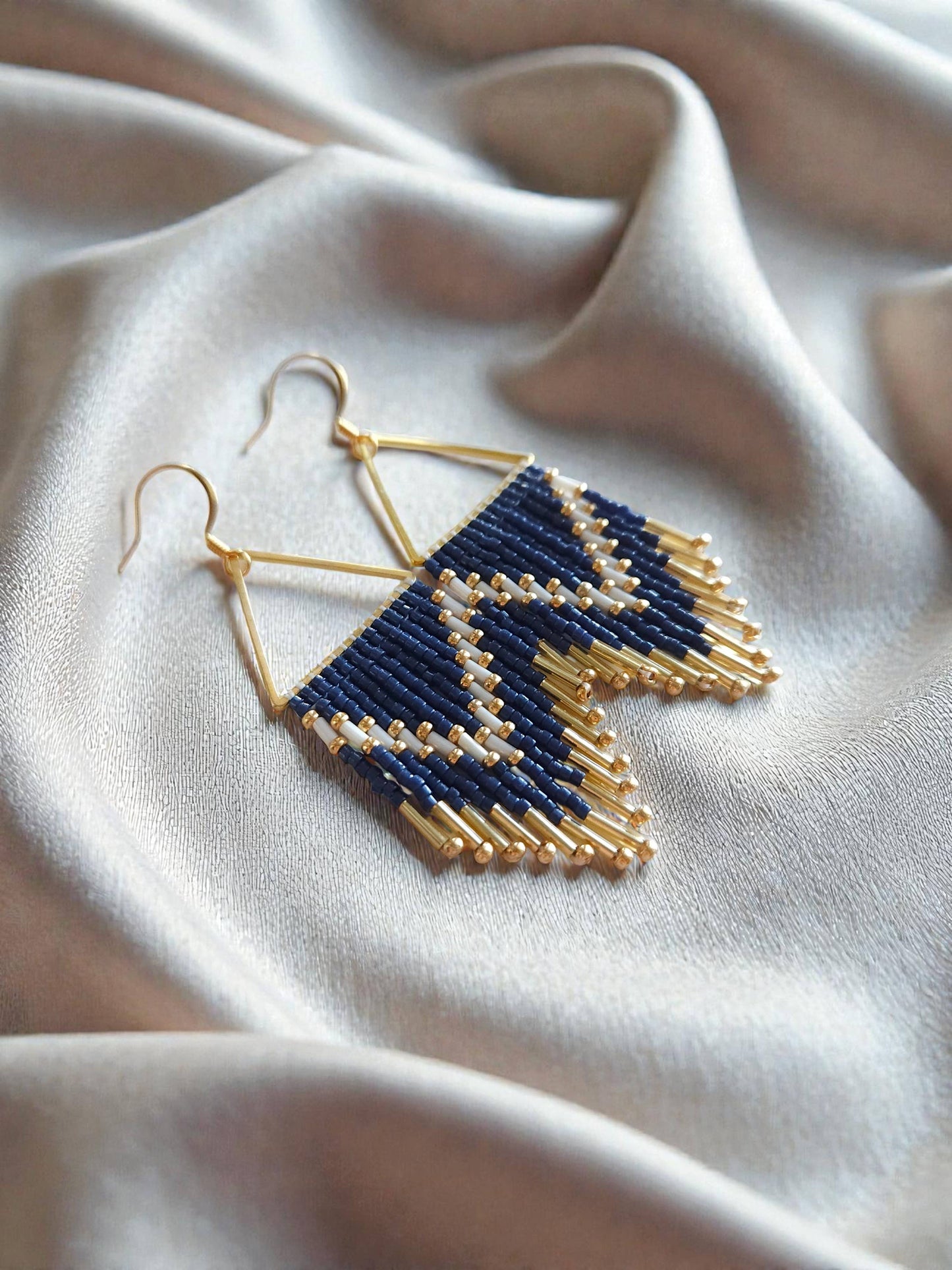 Mountain Sun Creations - Millie - Triangle Fringe Earrings