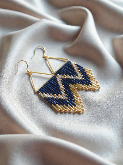 Mountain Sun Creations - Millie - Triangle Fringe Earrings
