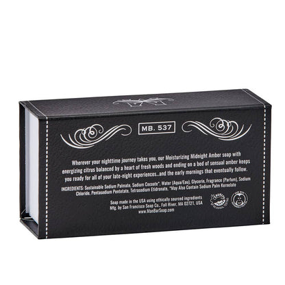 San Francisco Soap / Man Bar Soap - Midnight Amber Man Bar
