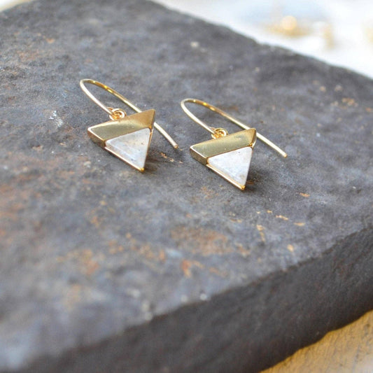 Sela+Sage - Labradorite Inverted Triangle