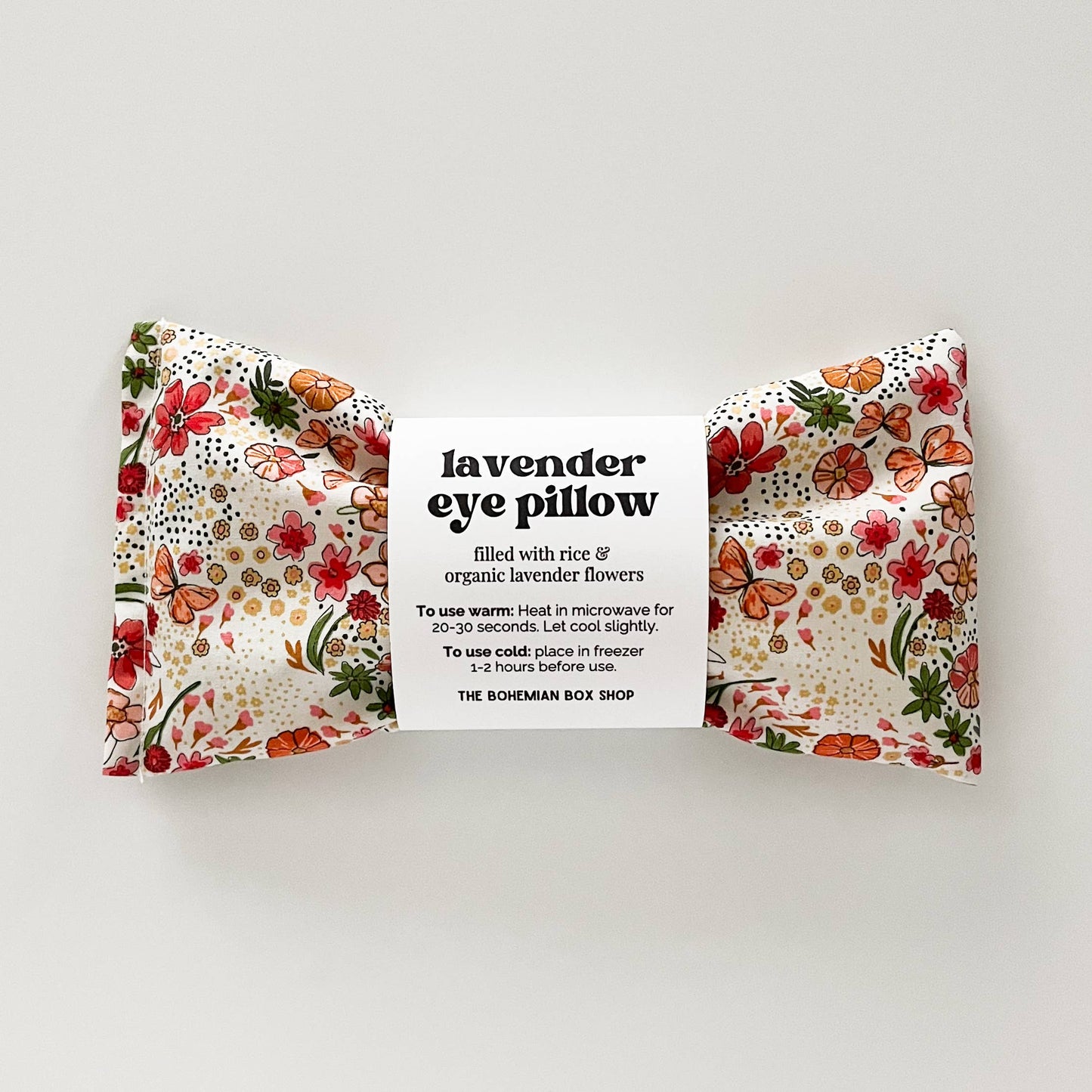 The Bohemian Box Shop - Lavender Eye Pillow - Floral Abundance Shine