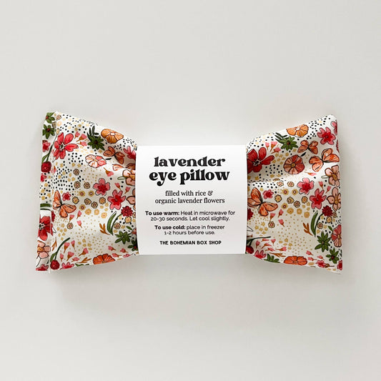 The Bohemian Box Shop - Lavender Eye Pillow - Floral Abundance Shine