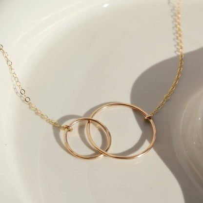 Token Jewelry - Unity Necklace in 14k Gold Fill or Sterling Silver 