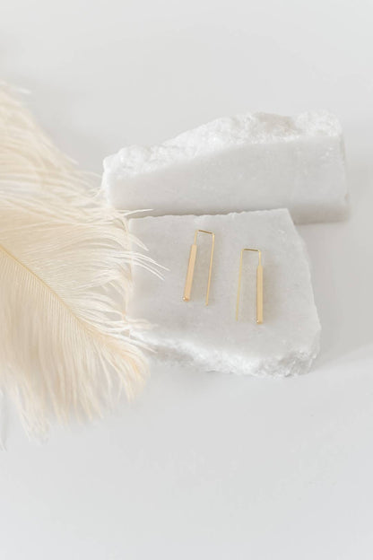 Bella Rey jewelry - The Ellie gold plated earrings