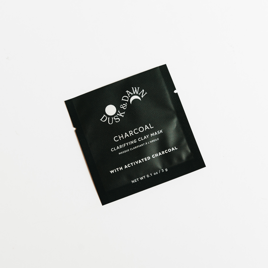 Giften Market - Charcoal Clarifying Clay Mask - 1 Treatment Pouch - Skincare