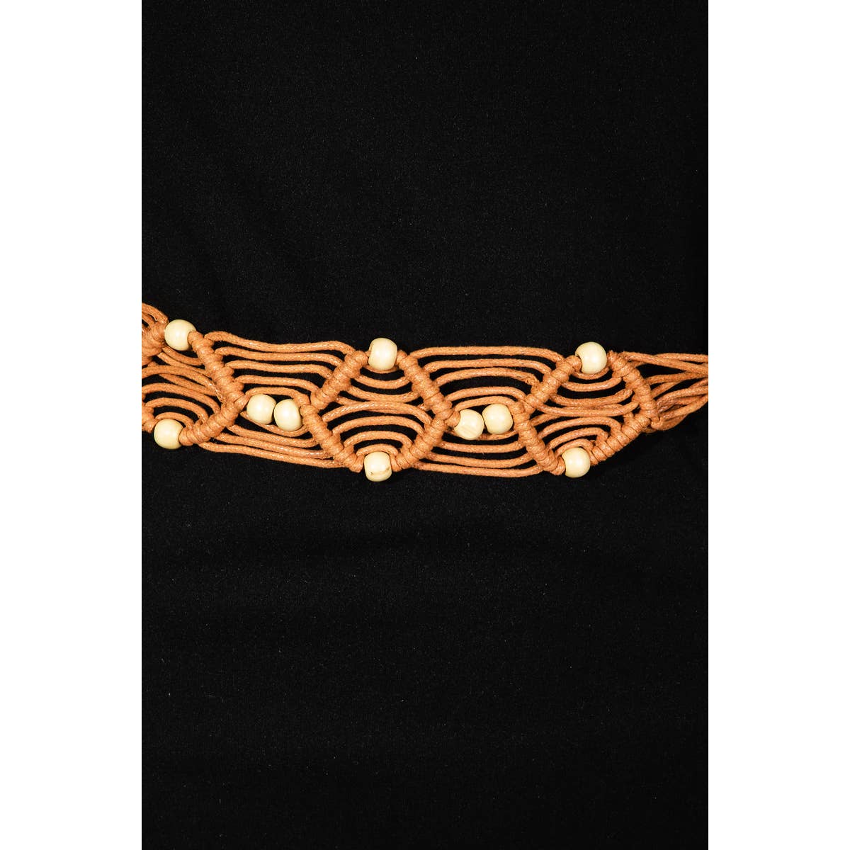 Collections by Fame Accessories - Triangle Pattern Braided Belt
