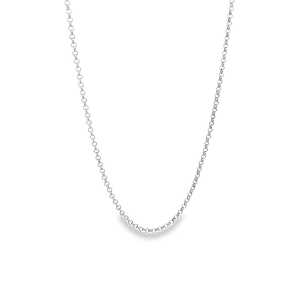 MIA Jewelry - Thin 1mm Rolo Chain Necklace (H247)
