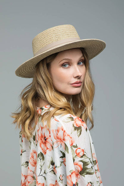 Urbanista - Folded Trim Boater Hat