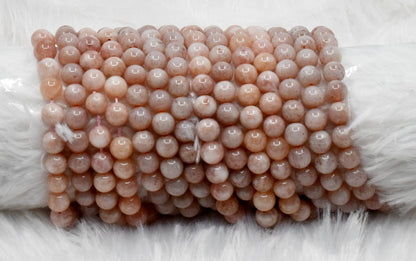 Soothing Crystals - Sunstone Round Beads, 6mm, 8mm,10mm Beads For Necklace