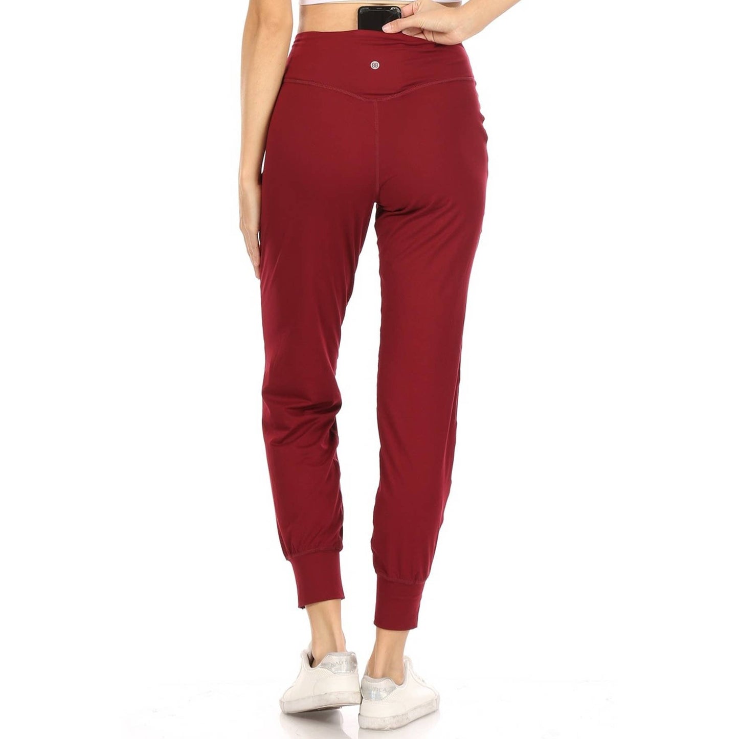 Leggings Depot - Slim Fit Activewear Joggers with Hidden Back Pocket