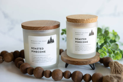 Beneath The Pines Candle Co. - Roasted Pinecone: Coconut-Soy Candle