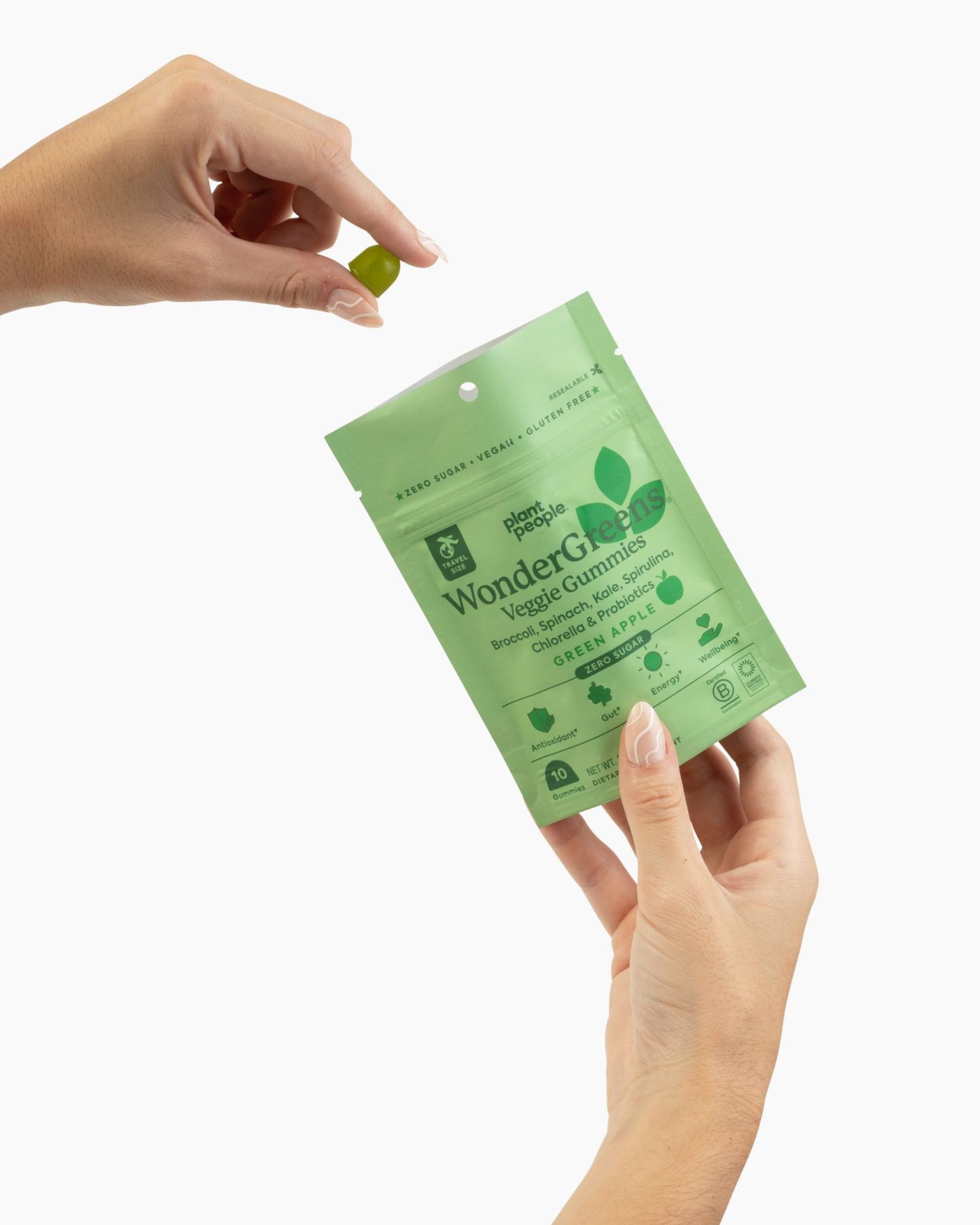 Plant People - Grab-n-Go Size: WonderGreens Mushroom Gummies