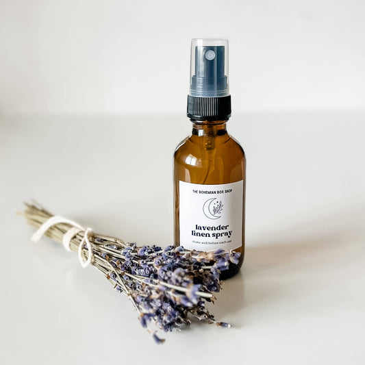 The Bohemian Box Shop - Lavender Linen Spray - Relaxing Pillow and Room Spray