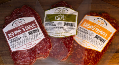 Vermont Salumi - Red Wine & Garlic Sliced Salami