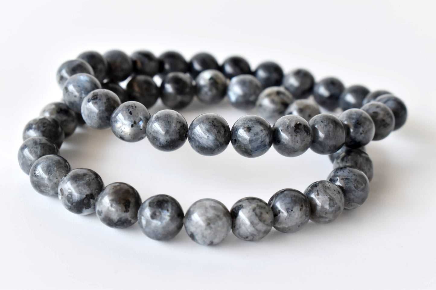 Soothing Crystals - Black Labradorite Bracelet (Good Fortune and Focus)