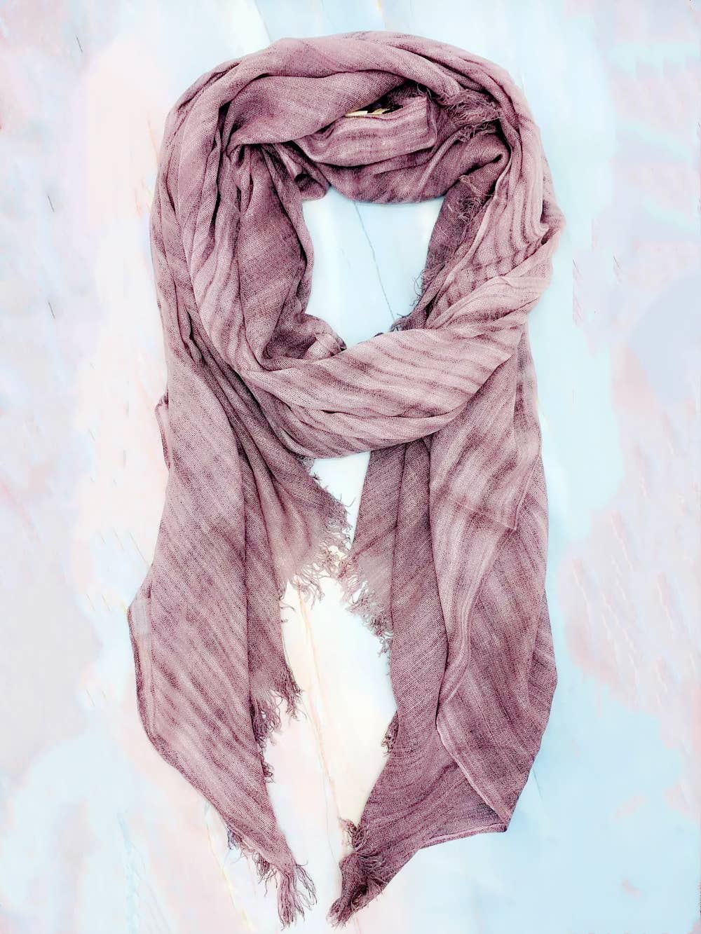JC Sunny Fashion - JC022517 Cashmere & Wool Blend Scarf
