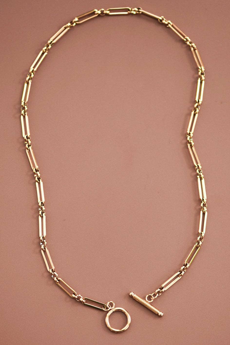 MA202 Mia Accessories - 18K Gold PVD Plated Waterproof Stainless Steel Chain Necklace - 7477