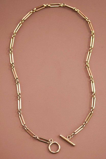 MA202 Mia Accessories - 18K Gold PVD Plated Waterproof Stainless Steel Chain Necklace - 7477