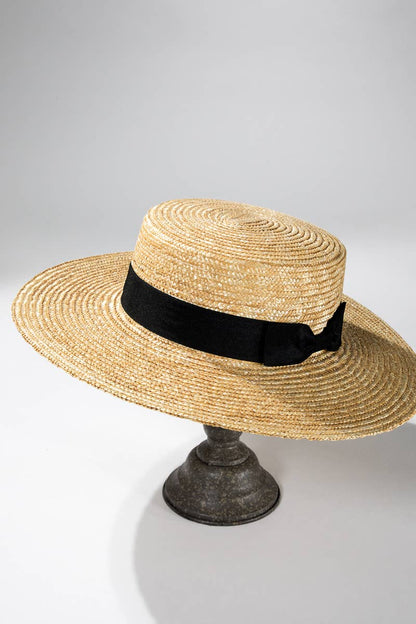 Urbanista - Wheat Straw Boater Hat